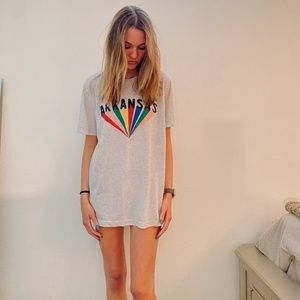 heather gray Arkansas tee